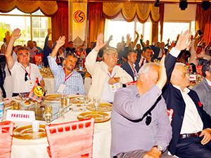 Delegelere teşekkür etti