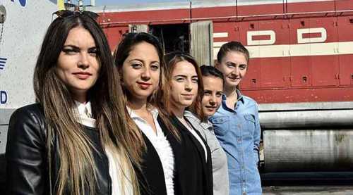 Demiryollarının kadın makinistleri