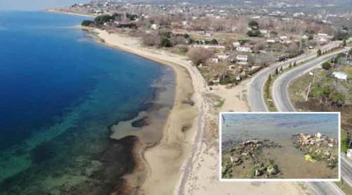 Deniz çekildi, 3 bin 500 yıllık tarih ortaya çıktı