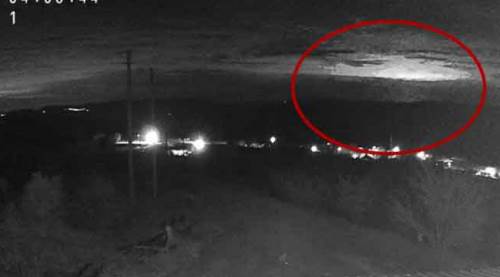 Deprem sırasında Eskişehir'in yanı başında ilginç görüntü