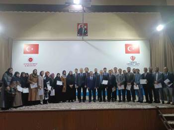 Depremde Görev Alan Personele Başarı Belgesi
