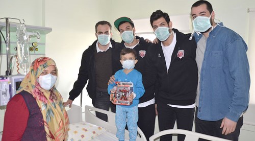 Dev adamlardan anlamlı ziyaret...