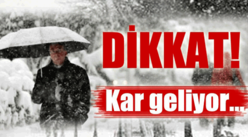 Dikkat, Meteoroloji uyarıyor!