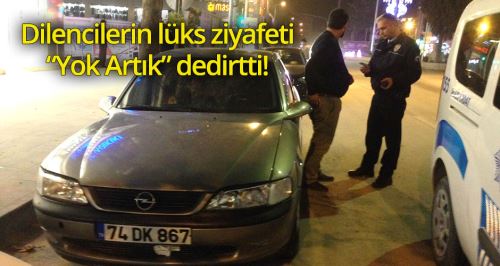 Dilencilerin lüks ziyafeti yok artık dedirtti