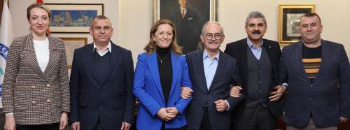 DİSK heyetinden Büyükerşen’e ziyaret