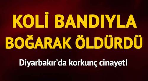 Diyarbakır’da kan donduran cinayet!