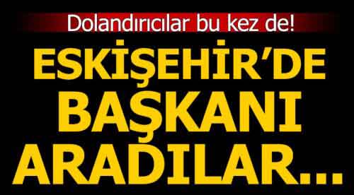 Dolandırıcılar TÜKO DER Başkanı'nı aradı!