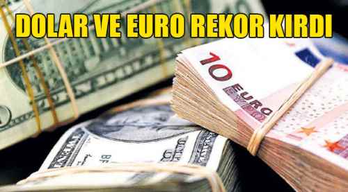 Dolar ve euro haftaya zirvelerde başladı