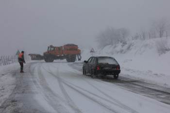 Domaniç’Te Kar Yağışı
