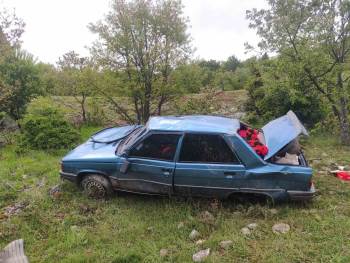 Domaniç’Te Otomobil Takla Attı: 4 Yaralı
