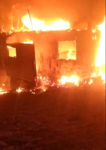 Domaniç’Te Tek Katlı Ev Alevlere Teslim Oldu
