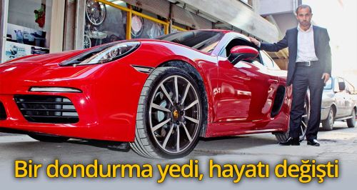 Dondurmadan çıkan yarım milyonluk lüks otomobili aldı
