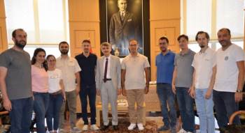 Dpü’Nün Akademik Ve İdari Personelinden Rektör Uysal’A Ziyaret
