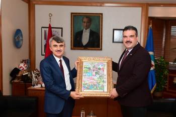 Dpü Rektörü Prof. Dr. Uysal, Rektör Çomaklı’Yı Ziyaret Etti