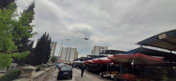Drone İle Sosyal Mesafe Denetimi Yapıldı
