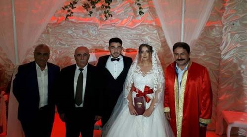Düğün için Eskişehir'e geldiler