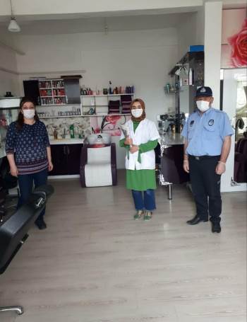 Dumlupınar’Da Berber Ve Kuaförler Denetlendi
