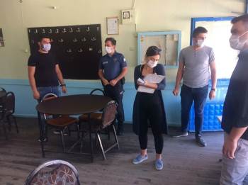 Dumlupınar’Da İş Yerlerine Korona Virüs Denetimi
