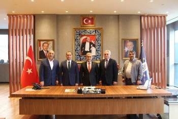 Dumlupınar Protokolü Başkan Alim Işık’I Ziyaret Etti
