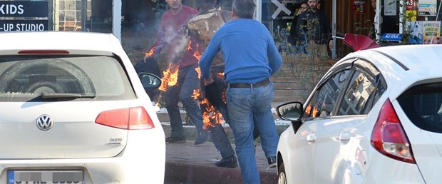 Dün kendini yaktı, bugün öldü