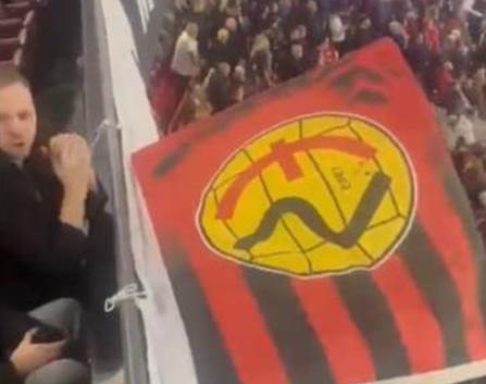 Dünyanın konuştuğu derbide Eskişehirspor bayrağı 