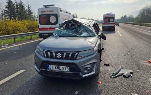 Düzce'de bayram trafiğinde kaza: 6 yaralı!