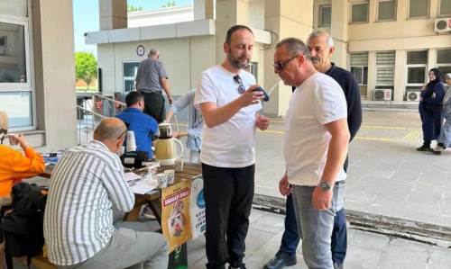 Düzce’de sigara bırakma standına yoğun ilgi