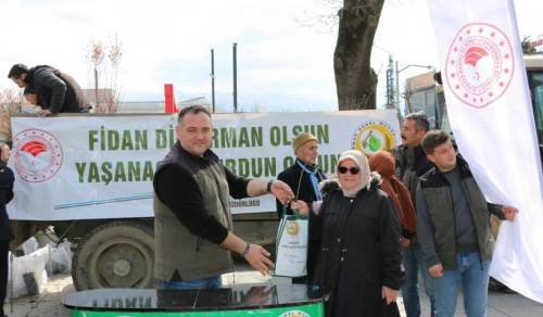 Düzce’den Orman Haftası’na özel ücretsiz fidan dağıtımı