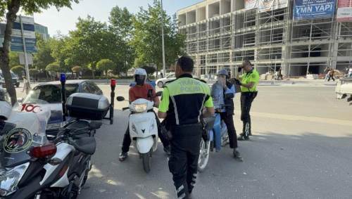 Düzce trafiğinde motosikletlere sıkı takip