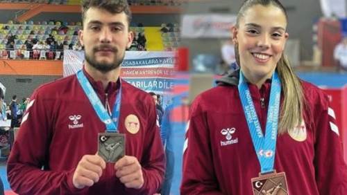 Düzce Üniversitesi Sporcuları Karate Şampiyonasında tarih yazdı