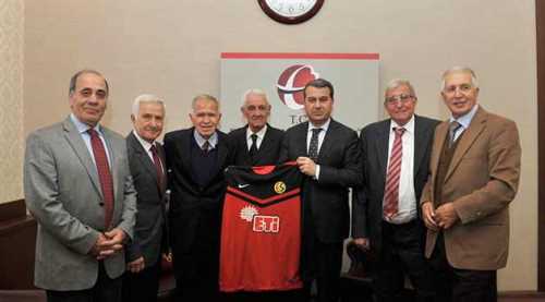 Efsaneler Çelik’i ziyaret etti