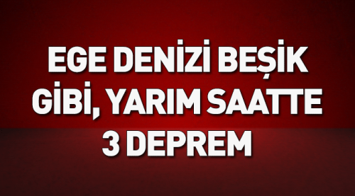 Ege Denizi'nde korkutan deprem!