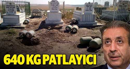 Eker'in aile mezarlığına tuzaklamışlar