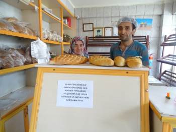 Ekmek Fırınının Bir Günlük Gelirini Şehit Ve Gazi Ailelerine Bağışladı
