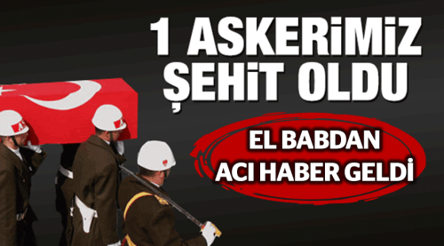 El Bab'dan az önce acı haber geldi