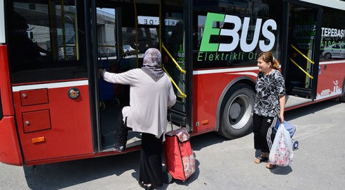 Elektrikli otobüsler pazar servisine devam ediyor