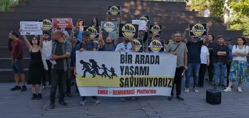  Emek ve Demokrasi Platformundan göçmenlere destek