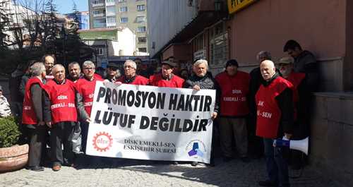 EMEKLİ PROMOSYON İSTİYOR