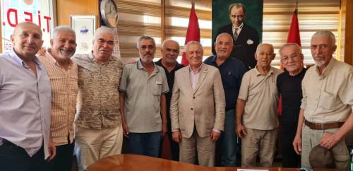 Emeklilerden hak arama mücadelesine destek ziyareti