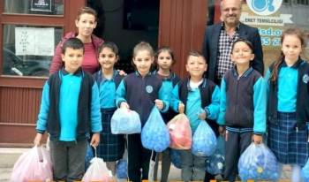 Emet 3 Eylül İlkokulu Öğrencilerinden ’Mavi Kapak Toplama Kampanyası’Na Destek
