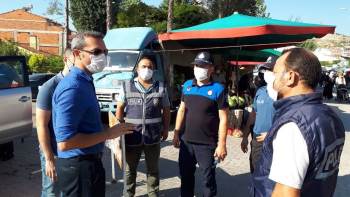 Emet Pazarında Korona Virüs Tedbirleri
