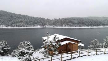 Emet Tahtalı Mesire Alanı’Nda Kartpostallık Kar Manzaraları
