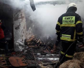 Emet’Te Ekmek Fırınında Yangın
