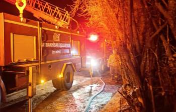 Emet’Te Ev Ve Samanlık Yangını
