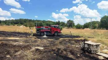 Emet’Te Korkutan Yangın
