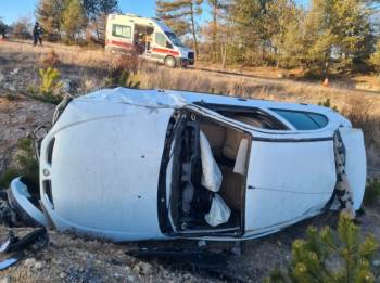 Emet’Te Otomobil Takla Attı: 1 Ölü
