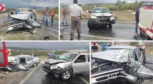 Emet'te trafik kazası: 3 yaralı