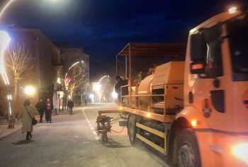 Emet’Te Yol Çizgi Çalışmaları Tamamlandı
