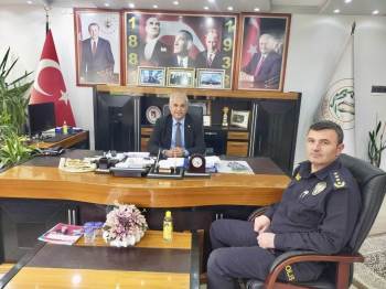 Emniyet Müdürü Bodur Ve Başkan Yaman Bir Araya Geldi
