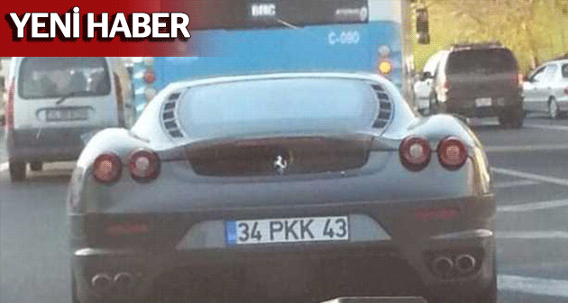 EMNİYETTEN PKK PLAKALI ARAÇ AÇIKLAMASI